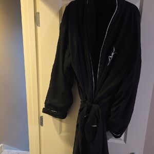 Black Robe with White Trim